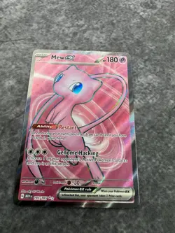 Pokemon Mew ex 193/165 Full Art Scarlet & Violet 151 English MINT - Image 3