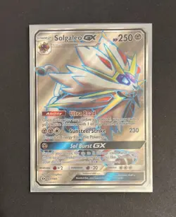 Pokemon Solgaleo GX 143/149 Full Art Sun & Moon MP - Image 4