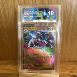 Pokemon Mega Charizard X Ex Tin Black Star Promo 029 Ace 10 - Image 1
