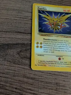 Zapdos 30/62 Fossil Regular HP Vintage Pokemon - Image 3