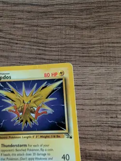Zapdos 30/62 Fossil Regular HP Vintage Pokemon - Image 5