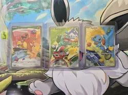 Pokemon First Partner Illustration Collection Series 1 Kanto Gen 1 Lot #4 - Image 1