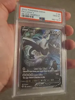 Pokemon Lugia V Silver Tempest Swsh 186/195 Psa 10 Alternate Art Full Art 2022 - Image 2