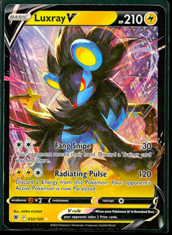 Luxray V 050/189 - SWSH Astral Radiance - Ultra Rare Half Art - Pokemon TCG NM - Image 1