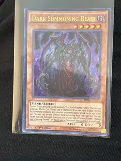 Dark Summoning Beast DUSA-EN030 Duelist Saga 1st Edition - Image 1