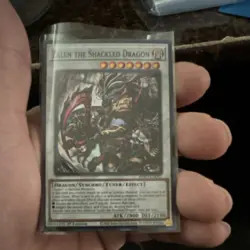 Yu-Gi-Oh! TCG Zalen the Shackled Dragon Synchro/Tuner 1st Ed BPRO-EN042 ATK 280… - Image 2