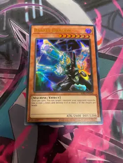 YUGIOH - BARREL DRAGON - ULTRA RARE - UNLIMITED - NM - MRD - 25TH ANNIVERSARY - Image 1