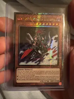 Yugioh! 1x Gorz the Emissary of Darkness RA03-EN210 Quarter Century Secret Rare - Image 1