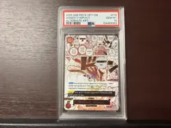 One Piece OP11 Honesty Impact 018 Event Alt Art A Fist of Devine Speed PSA 10 - Image 1