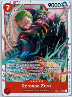 Roronoa Zoro (SR) Adventure on Kami's Island EB04-007 NM OP Card - Image 1