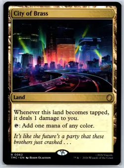 City of Brass Commander: Teenage Mutant Ninja Turtles 62 Regular MTG Card NM - Image 1