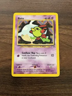 Natu - 59/75 - Common Pokemon Card - Neo Discovery 2001 WOTC NM - Image 1