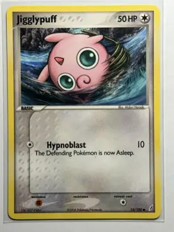 Jigglypuff Crystal Guardians 53/100 LP-NM Pokemon Card - Image 1
