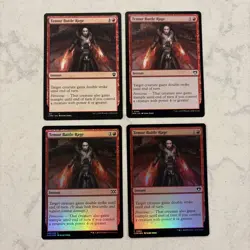 Magic the Gathering MTG Temur Battle Rage 2 Foils 2 Reg Play Set Of 4 Cards - Image 1