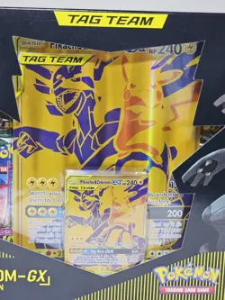 Pikachu & Zekrom-GX Premium Collection Tag Team Pokemon TCG Card Factory Sealed - Image 4
