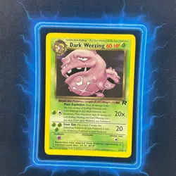 ⭐ Dark Weezing 31/82 ⭐ Non Holo Rare Team Rocket Set Pokemon Card WOTC TCG - Image 1