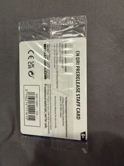 Pokemon STAFF Prerelease Promo Pack Sealed 4 Card Destined Rivals Rare Exclusive - Image 2