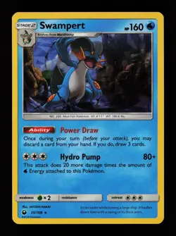 Swampert 35/168 Cracked Ice Holo Rare Deck Exclusives Pokemon Card - Image 1