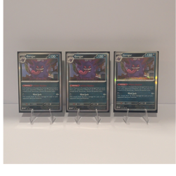 Pokemon TCG Gengar Holo POR 050/088 English Lot of 3 Cards - Image 1