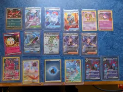 Pokemon TCG Mixed 17 Card Bundle English - Image 1