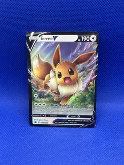 Eevee V SWSH065 SWSH: Sword & Shield Black Star Promo Pokemon Card NM - Image 1