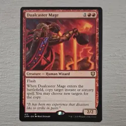Magic: The Gathering Dualcaster Mage Commander Legends Rare Red Creature Wizards - Image 1