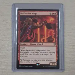 Magic: The Gathering Dualcaster Mage Commander Legends Rare Red Creature Wizards - Image 3