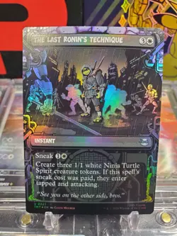The Last Ronin's Technique 0223 Uncommon *FOIL* Showcase Instant MTG TMNT - Image 1