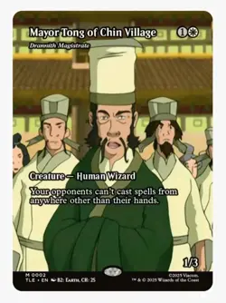 1x MTG Mayor Tong of Chin Village - Drannith Magistrate (Borderless) Avatar! NM! - Image 1