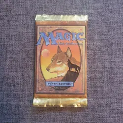 MTG Magic the Gathering: Fifth Edition Booster - Wolf Artwork - New & Sealed - Image 1