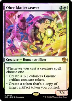Oltec Matterweaver (Foil) - The Big Score BIG - Mythic - MTG Magic Pack fresh - Image 1