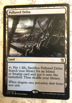 Polluted Delta - MP 239 - English Non-Foil Khans of Tarkir - Image 1