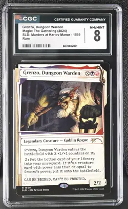 GRENZO, DUNGEON WARDEN Secret Lair Rare CGC 8 MTG EDH [Nostalgium] - Image 1