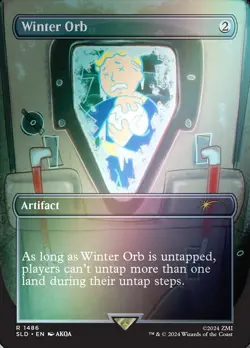 Winter Orb (Rainbow Foil) Fallout Secret Lair Drop MTG Magic The Gathering - Image 1