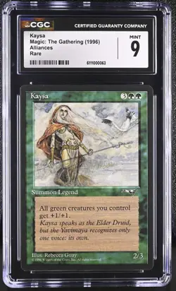 KAYSA Alliances Rare Reserved List CGC 9 MTG EDH [Nostalgium] - Image 1