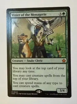 Vizier of the Menagerie 0649 | Magic the Gathering MTG | Foundations | Mythic NM - Image 1