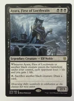 Ayara, First of Locthwain - Throne of Eldraine (ELD) NM - Image 1