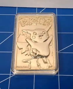 Pikachu 1999 Pokemon 23K Gold-Plated Burger King Nintendo Promo Trading Card - Image 1