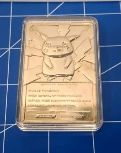 Pikachu 1999 Pokemon 23K Gold-Plated Burger King Nintendo Promo Trading Card - Image 2