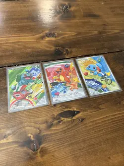 Pokemon First Partner Illustration Collection Series 1 Kanto Starter GEN 1- NM - Image 1