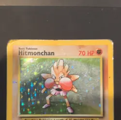 Pokemon Hitmonchan Base Set Holo Rare 7/102 70HP Wizards English Ken Sugimori - Image 3