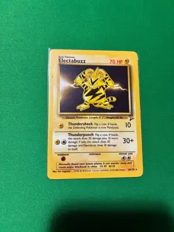 ELECTABUZZ 24/130 RARE BASE SET 2 POKEMON - Image 1