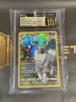 2022 Pokemon Wyrdeer TG06 CGC Pristine 10 Astral Radiance Trainer Gallery - Image 1