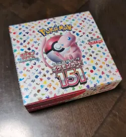 Pokemon 151 Japanese Booster Box sv2a Empty Box For Display - Image 1