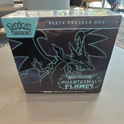 Pokemon TCG Mega Evolution Phantasmal Flames Elite Trainer Box ETB Inhand - Image 1