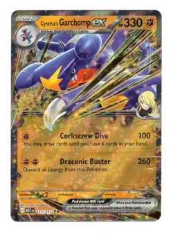 Pokemon TCG Cynthia's Garchomp ex 111/217 Me: Ascended Heroes - Image 1