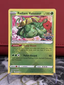 Radiant Venusaur 004/078 Pokemon Go Holo - Image 1
