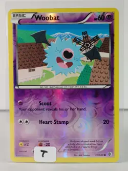 Woobat - reverse holo - BW Boundaries Crossed #70 - Pokemon - LP -T - Image 5