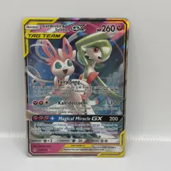Pokemon Gardevoir & Sylveon GX 130/214 Sm-Unbroken Bonds TAG TEAM Ultra Rare Fu… - Image 1