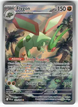 Flygon 101/094 Illustration Rare Phantasmal Flames Pokemon Near Mint - Image 1